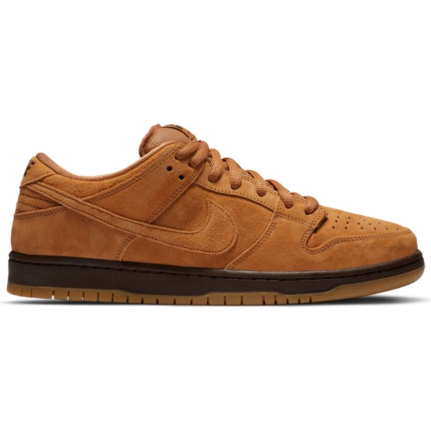 Wheat 2021 Dunk Low Pro Nike SB Skateboarding Shoe