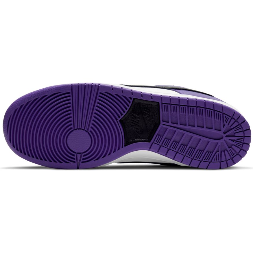 Court Purple Dunk Low Pro Nike SB Skateboarding Shoe Bottom