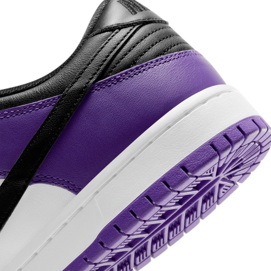 Court Purple Dunk Low Pro Nike SB Skateboarding Shoe Detail