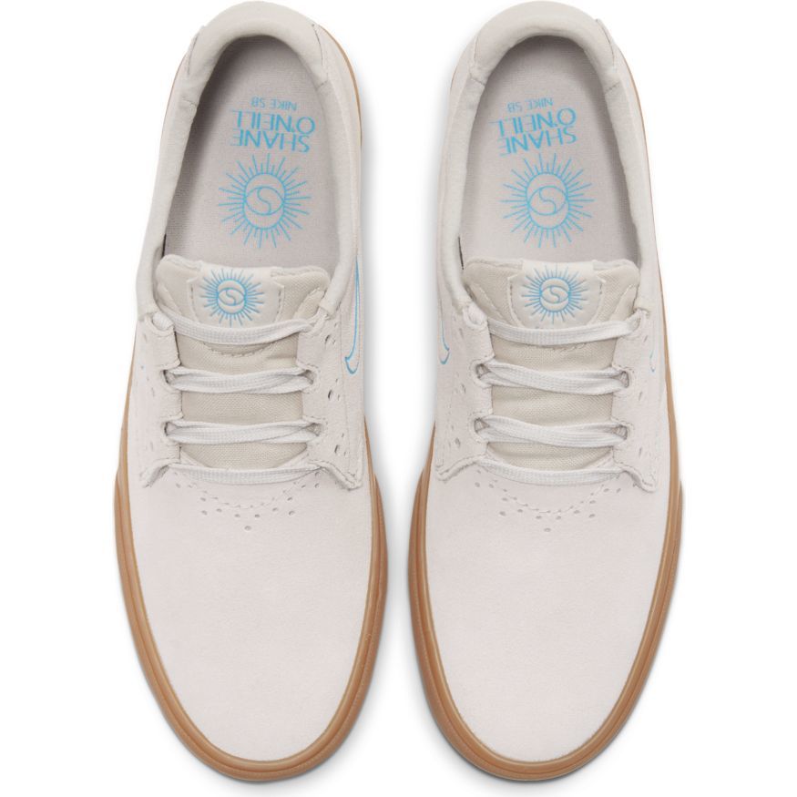 Nike SB Shane Skate Shoes - White/Laser Blue-Gum