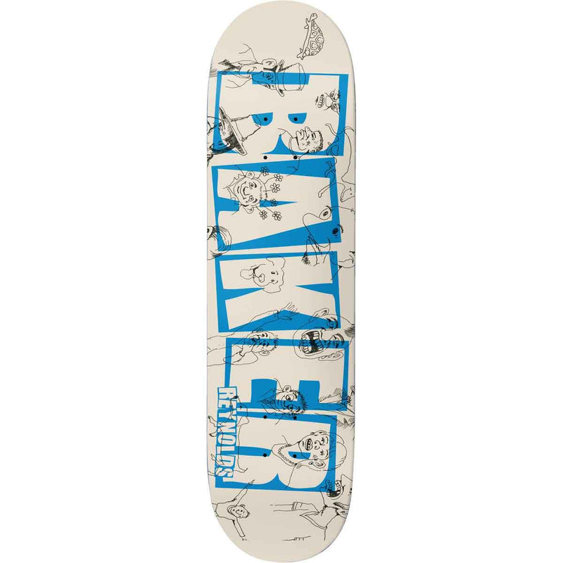 Andrew Reynolds Brand Name Sketch Baker Skateboard Deck