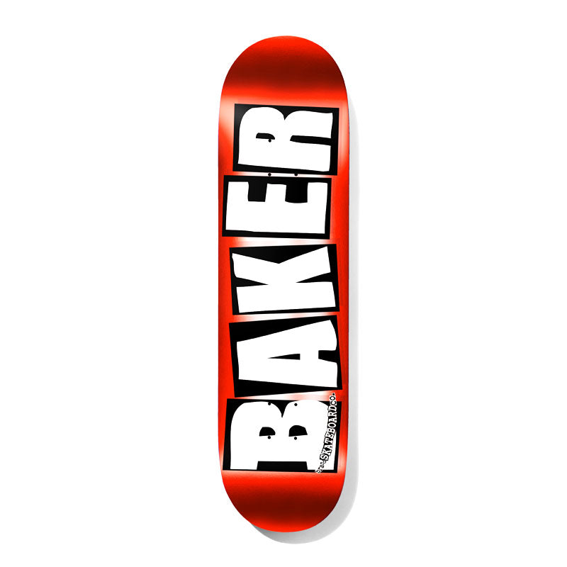 Red Foil Baker Brand Logo Deck
