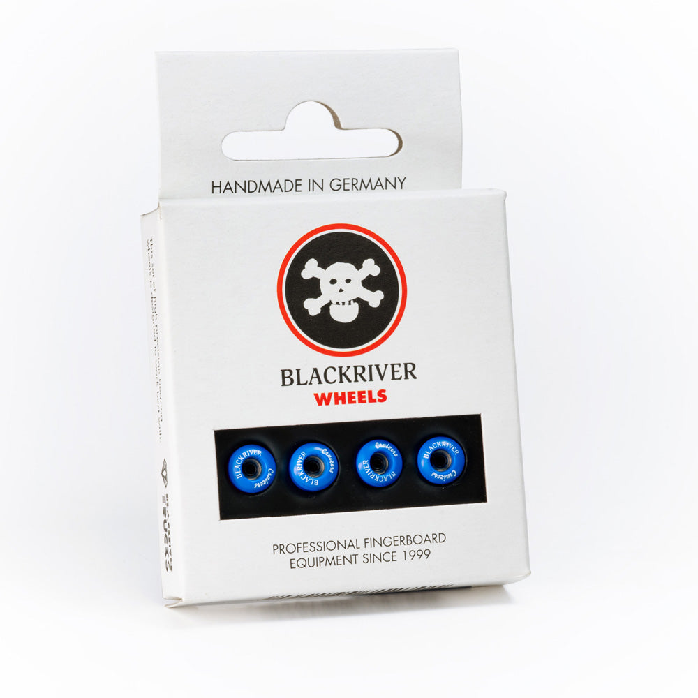 Blue Blackriver Cruizer Fingerboard Wheels Packaging