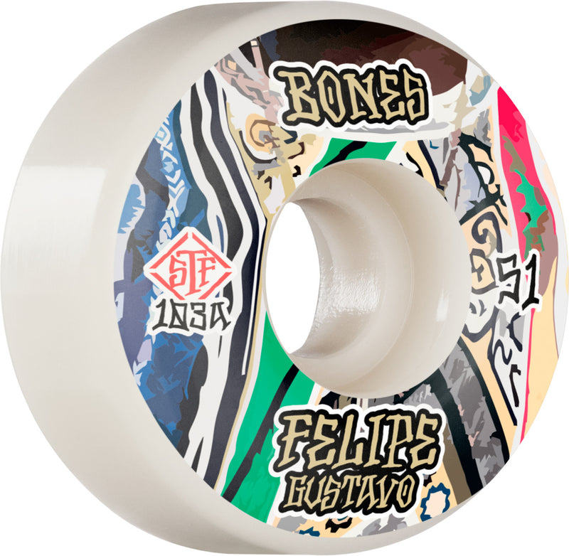 Bones STF 103A Gustavo Bed-Stuy V1 Skateboard Wheels