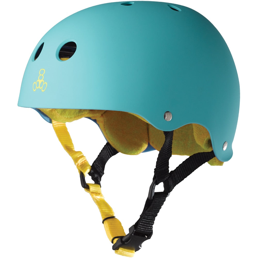 Triple 8 Sweatsaver Helmet - Baja/Teal/Rubber