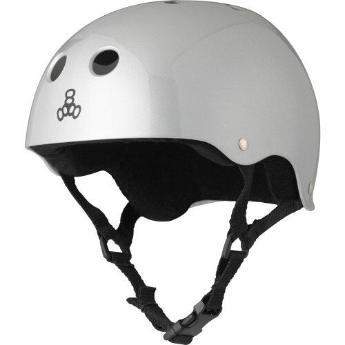Triple 8 Brainsaver Helmet - Silver