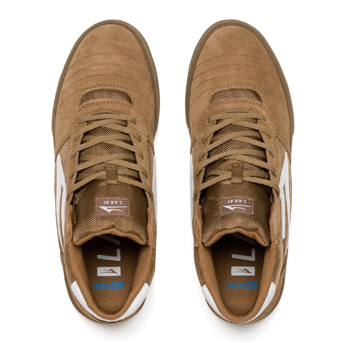 Tobacco Suede Lakai Cambridge Mid Skate Shoe Top