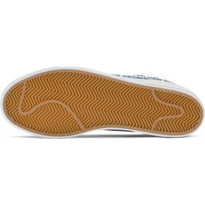 Nike SB Zoom Blazer Mid Edge Skateboarding Shoe - White/Midnight Navy-University Red