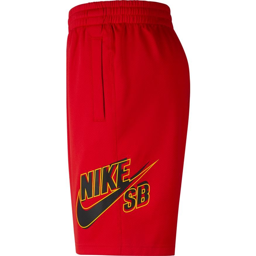 University Red/Black Nike SB Dri-Fit Sunday Shorts Side