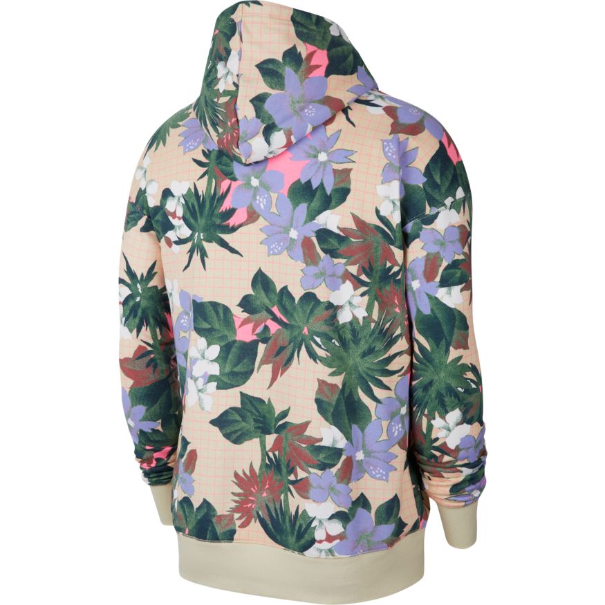 Nike SB Printed Skate Hoodie - Fossil/Fossil/Digital Pink