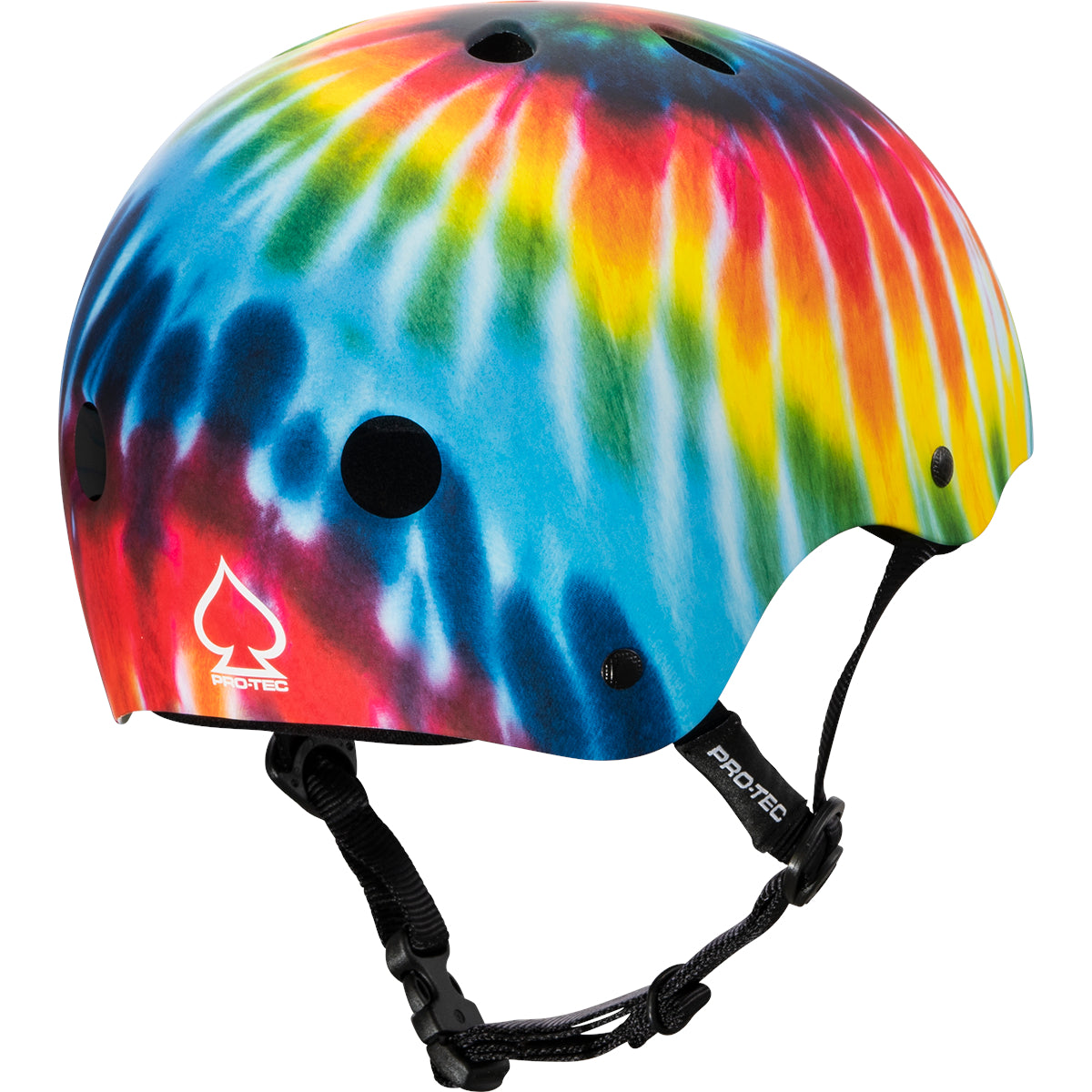 Tie-Dye Classic Pro-Tec Skateboard Helmet Back