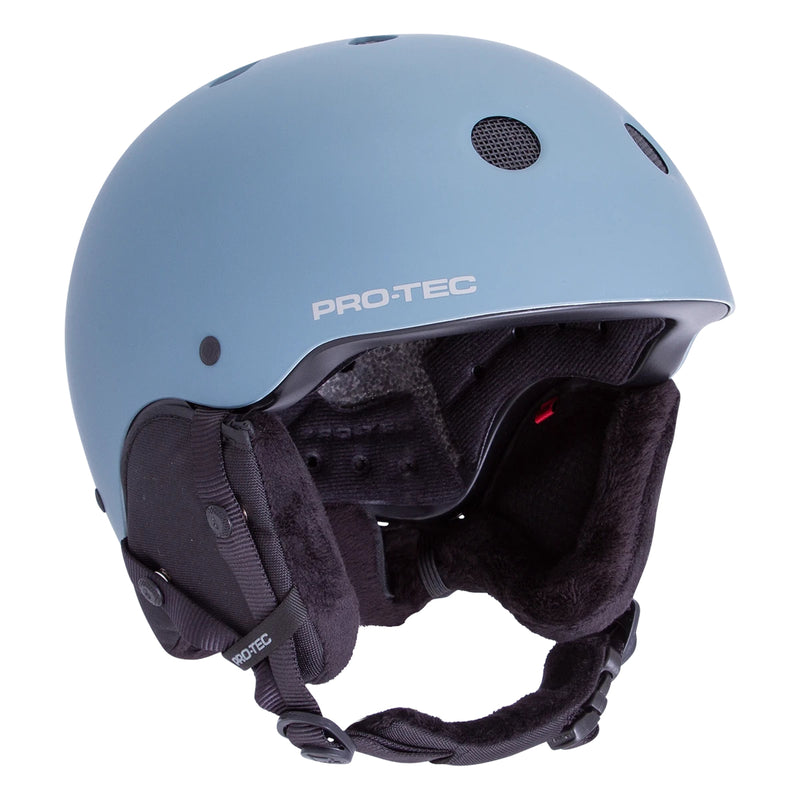Matte Blue Lead Classic Certified ProTec Snowboard Helmet