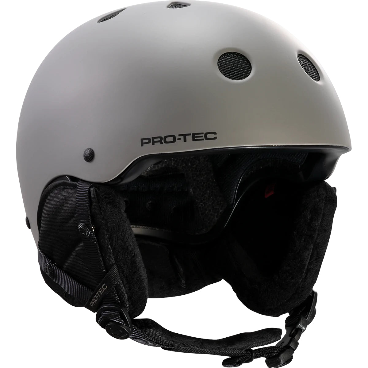 Matte Warm Grey Classic Certified Pro-Tec Snow Helmet