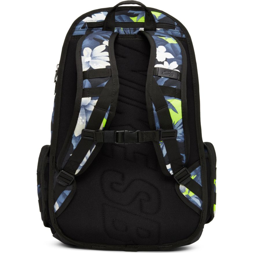 Printed Flower Nike SB RPM Skatebaord Backpack Back
