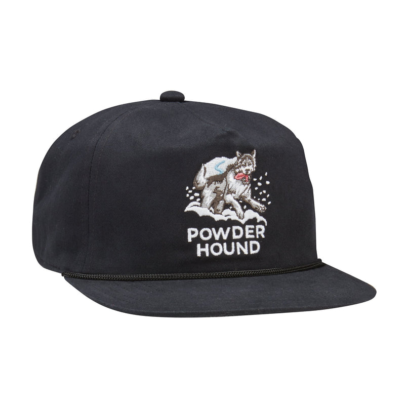 Black Field Brushed Coal Vintage Strapback Hat