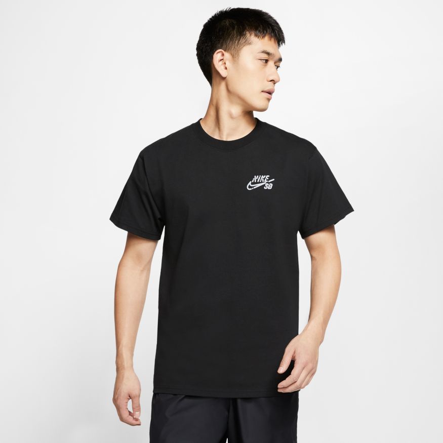 Black Yoon NYC Nike SB T Shirt Model Front