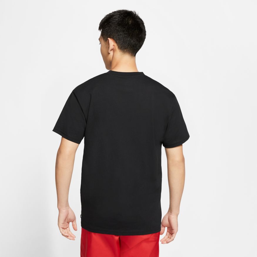 Black Yoon Air Logo Nike SB T Shirt Model Back