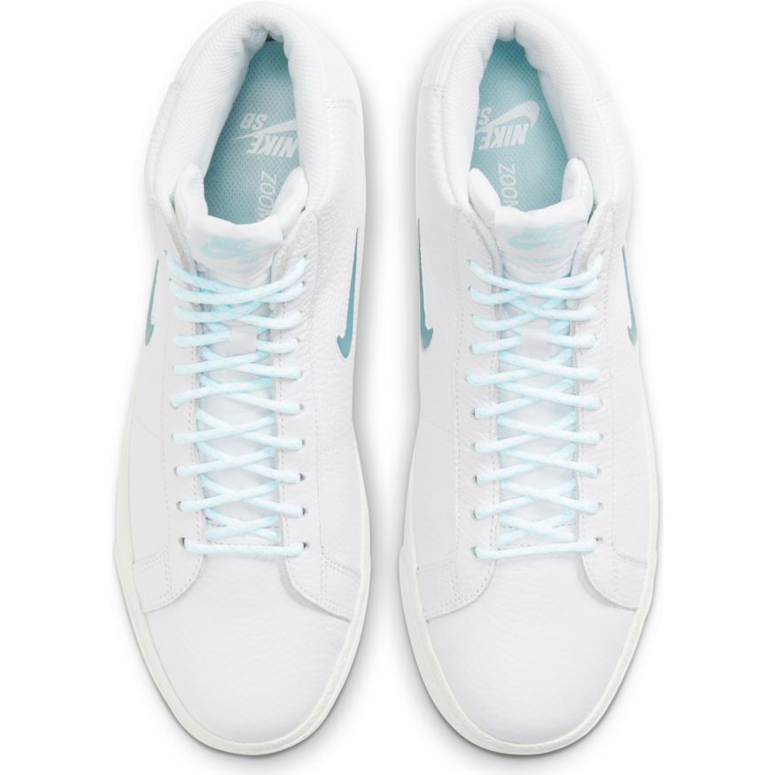 Premium Northwest Leather Blazer Mid White Nike Sb Skateboarding Shoe Top