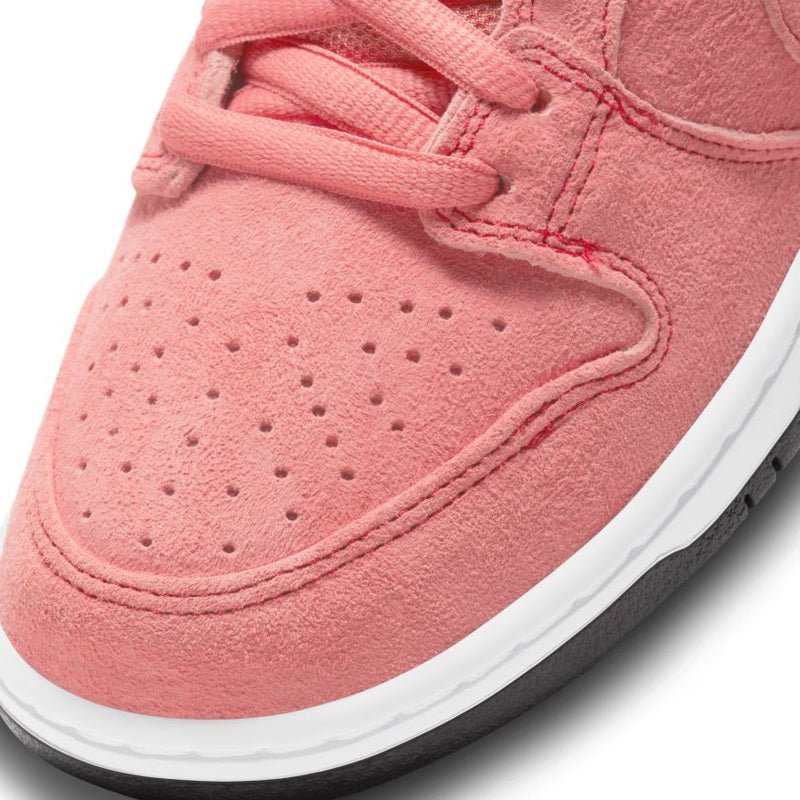 Nike SB D-U-N-k Low Pro Premium Skate Shoe - Atomic Pink/Atomic Pink-University Red