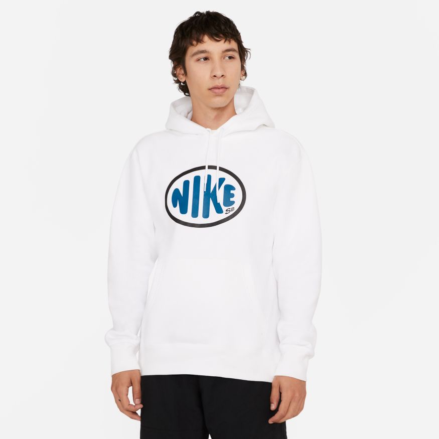 White Y2K Nike SB Hoodie