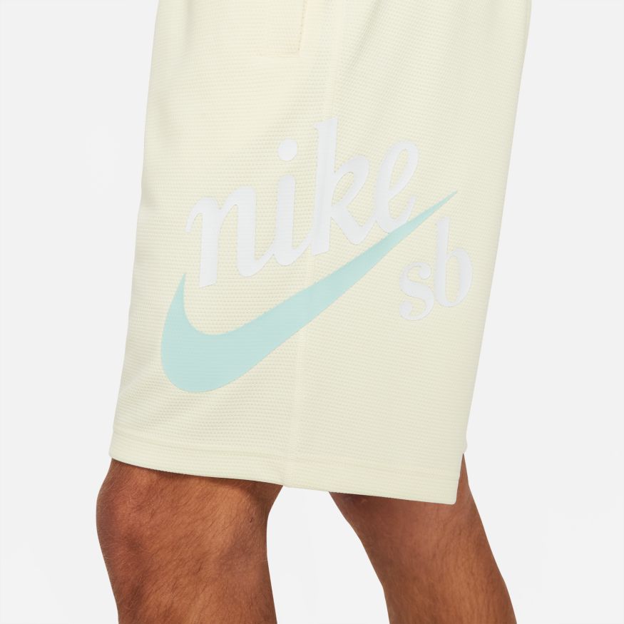 Coconut Milk Sunday Nike SB Skate Shorts Detail
