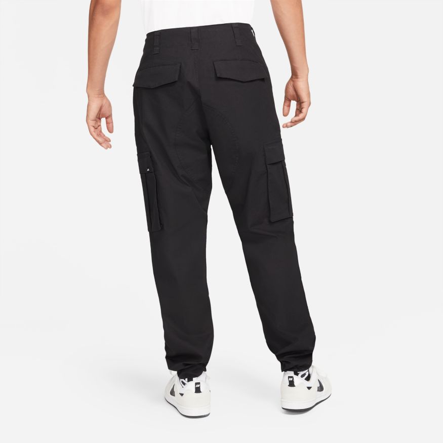 Black Ripstop Nike SB Cargo Skate Pants Back