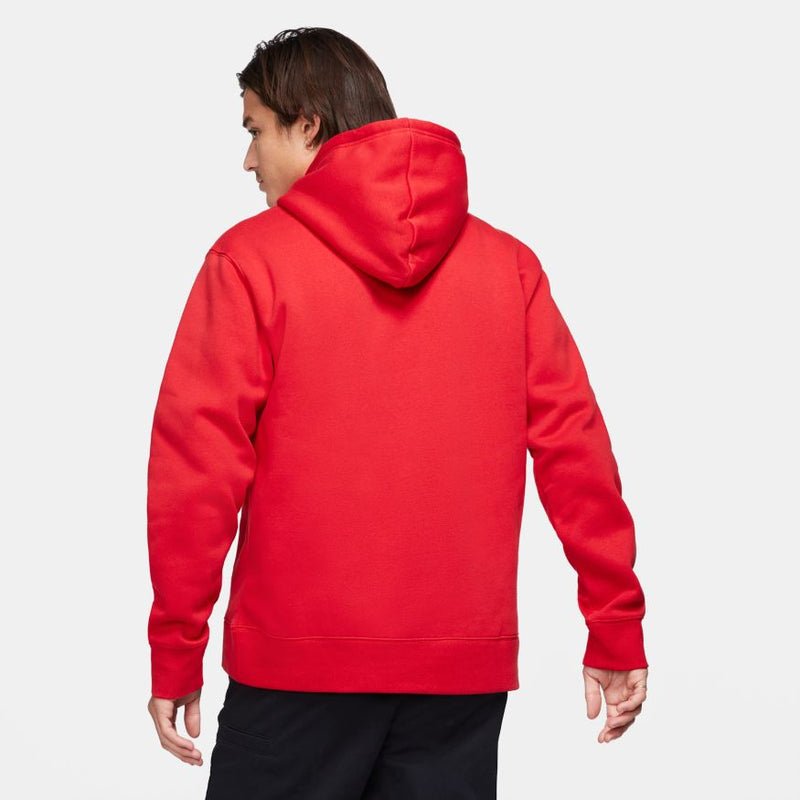 Nike SB Icon Pullover Skate Hoodie - University Red/White