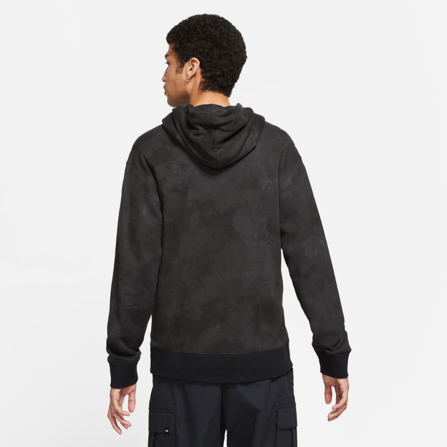 Black Faded Nike SB Skate Hoodie Back