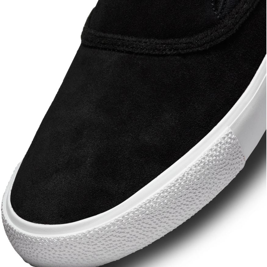 Black/White Zoom Verona Slip Nike SB Skate Shoe Detail