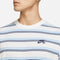Mystic Navy Striped Nike SB Skate T-Shirt Detail