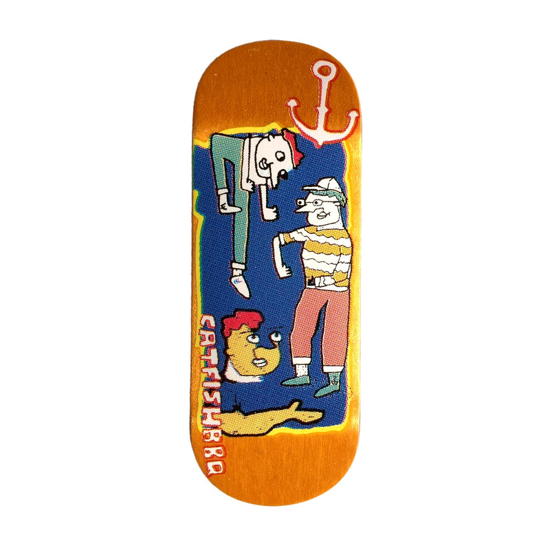 Catfishbbq X Cowply The Gang Fingerboard Deck (Freshwater) - Assorted