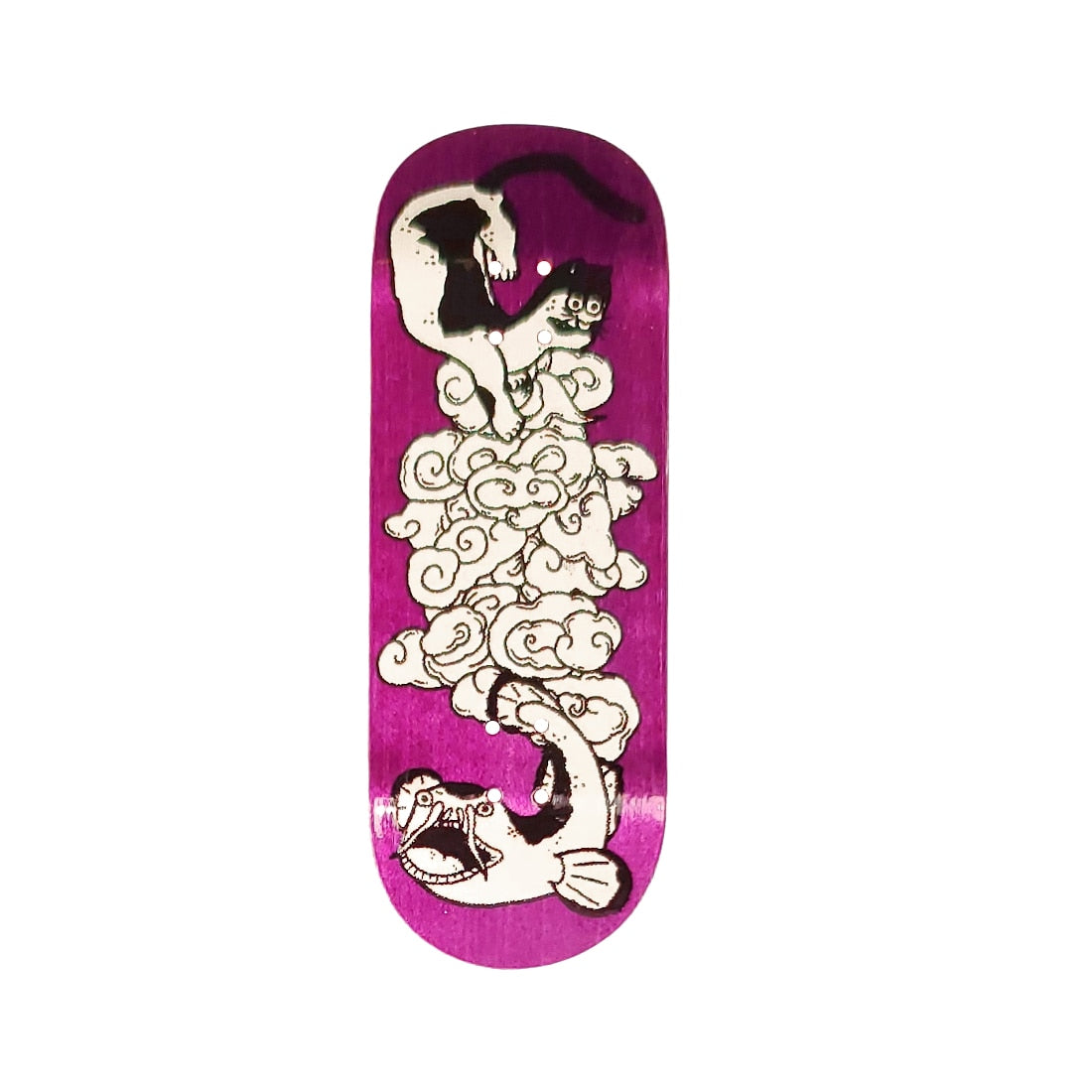 Catfishbbq Blood Dragon Fingerboard Deck - Purple