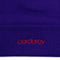 Purple Inside Out Corduroy Beanie Close Up