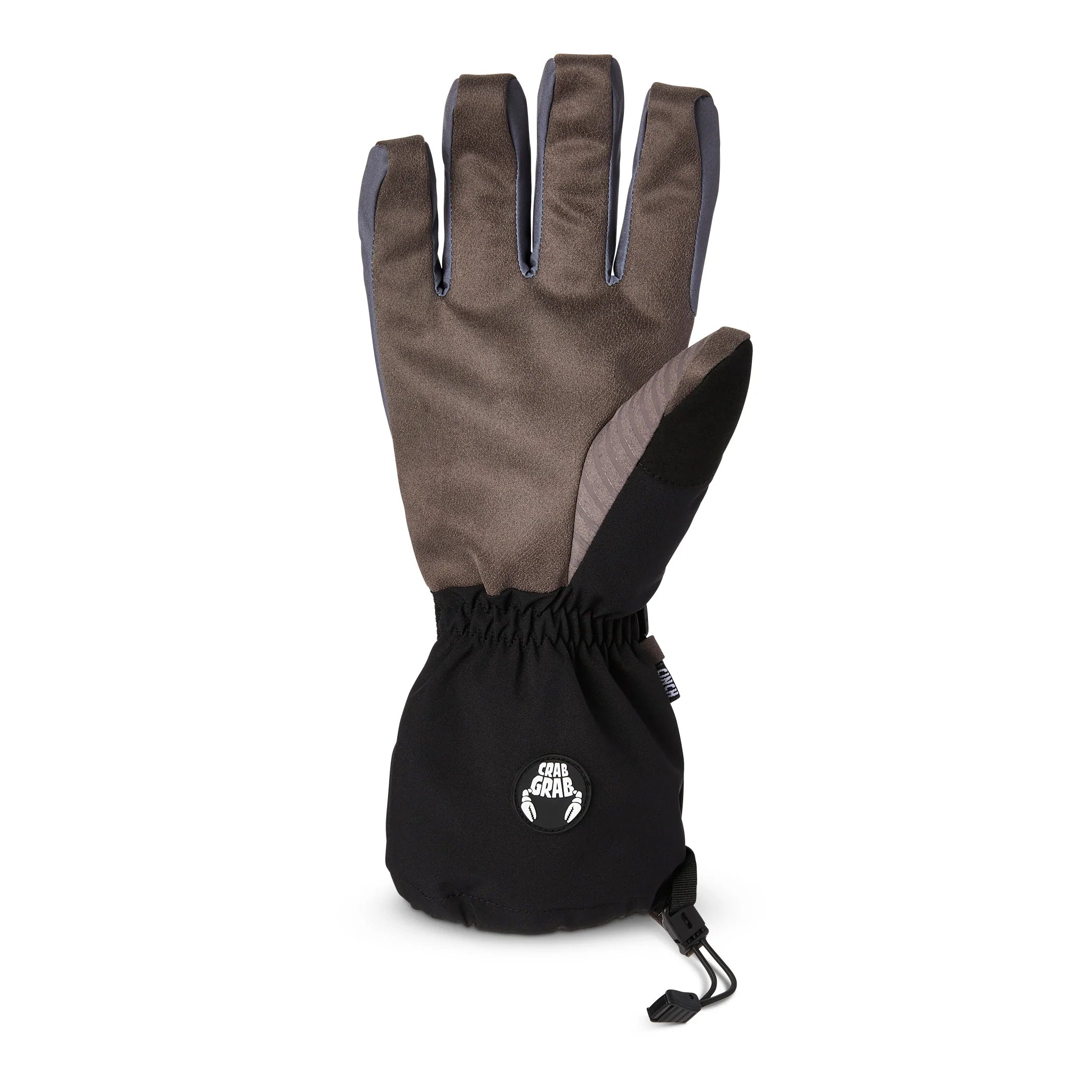 2023 Black/Grey Crab Grab Cinch Snowboard Gloves