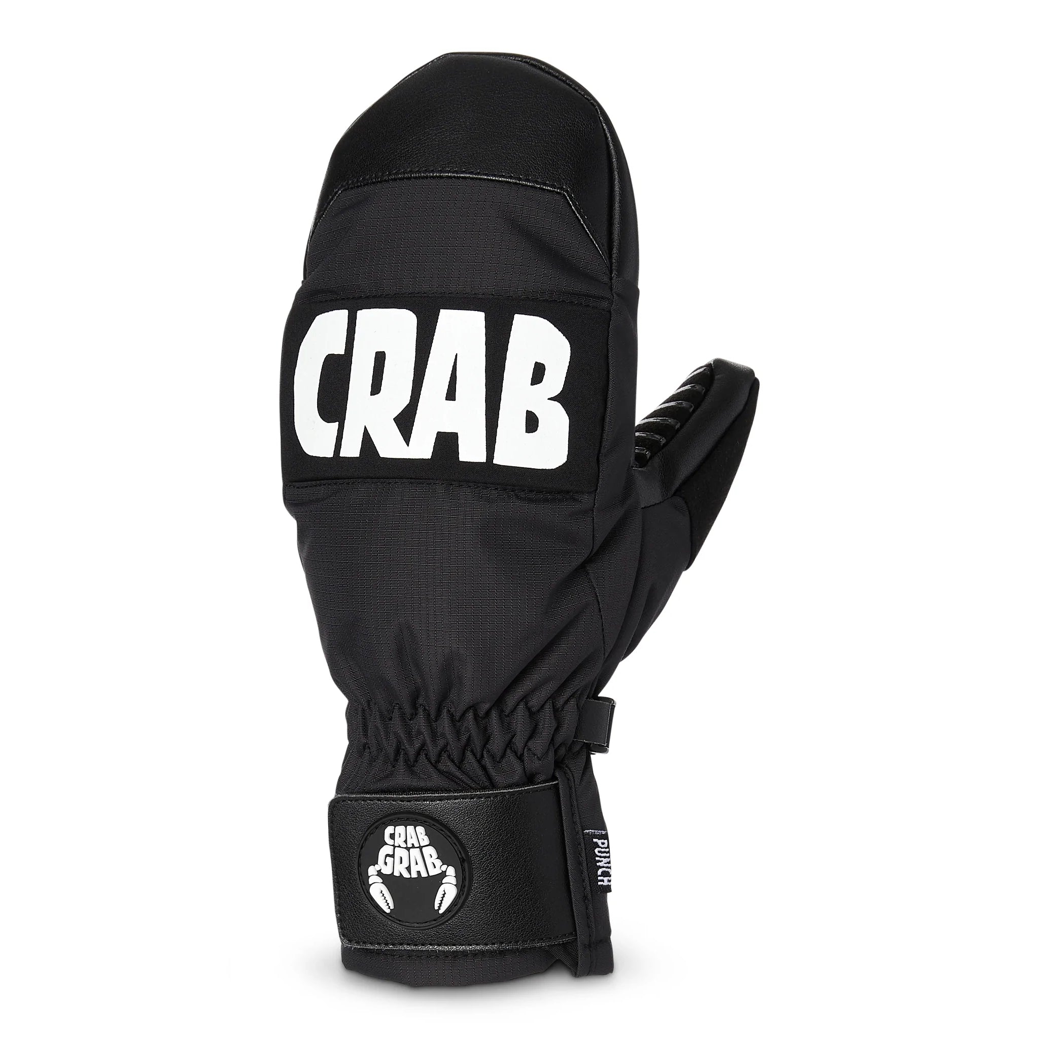 Crab Grab Youth Punch Mitt Snowboard Mittens - Black
