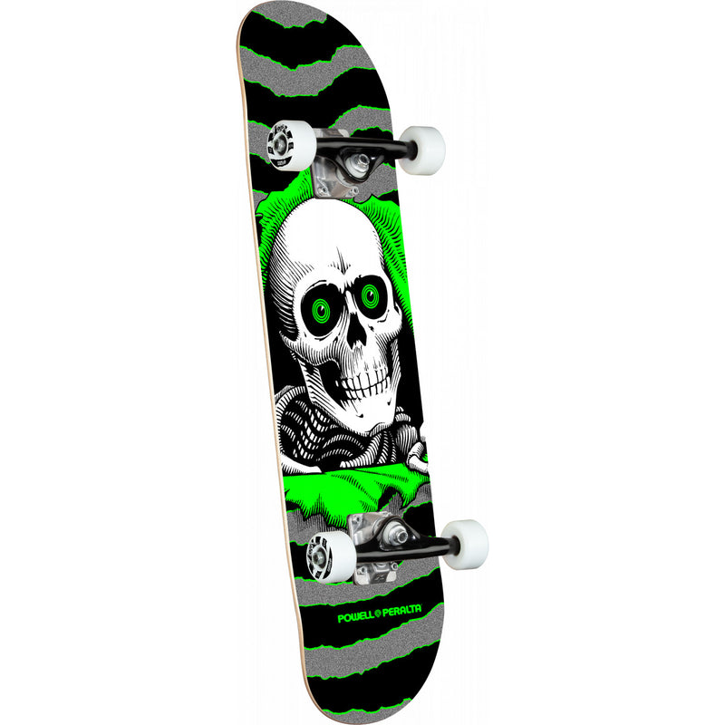 Silver/Green One Off Powell Peralta Ripper Complete Skateboard