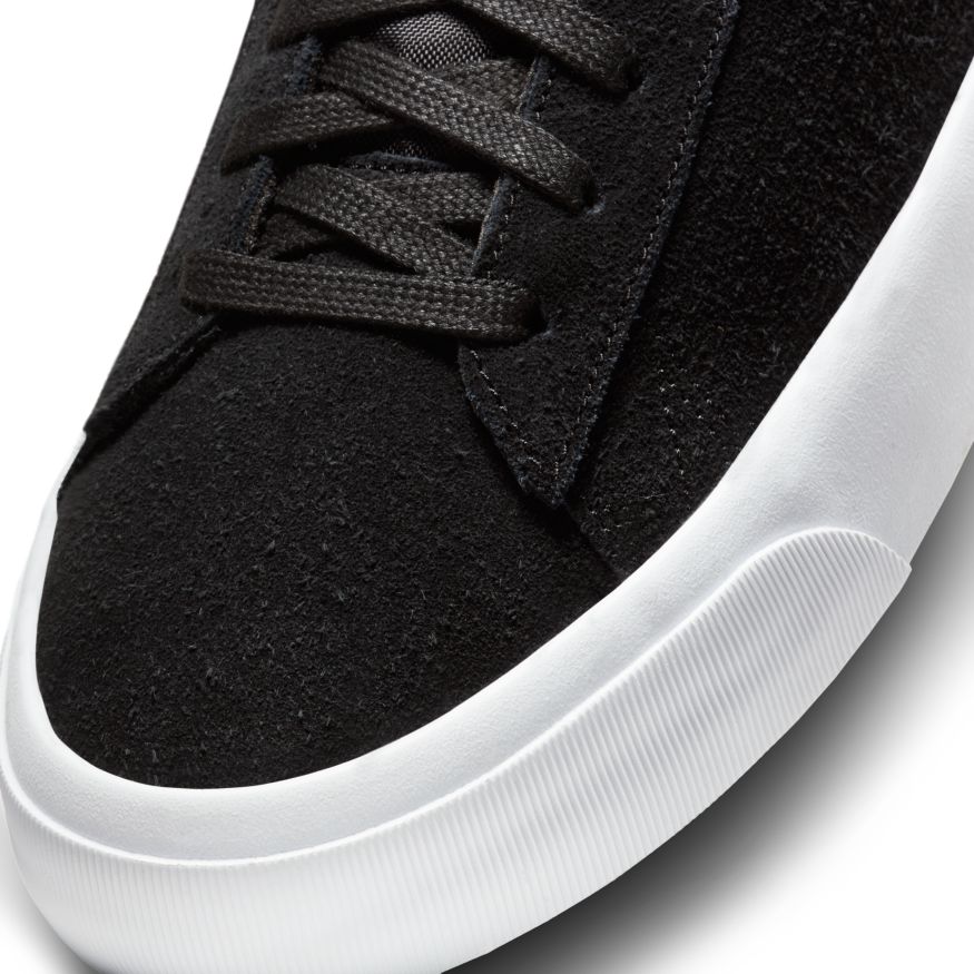 Black Grant Taylor Pro Blazer Low Nike SB Skateboarding Shoe Detail