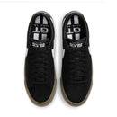 Black/Gum GT Blazer Low Pro Nike SB Skate Shoe Top