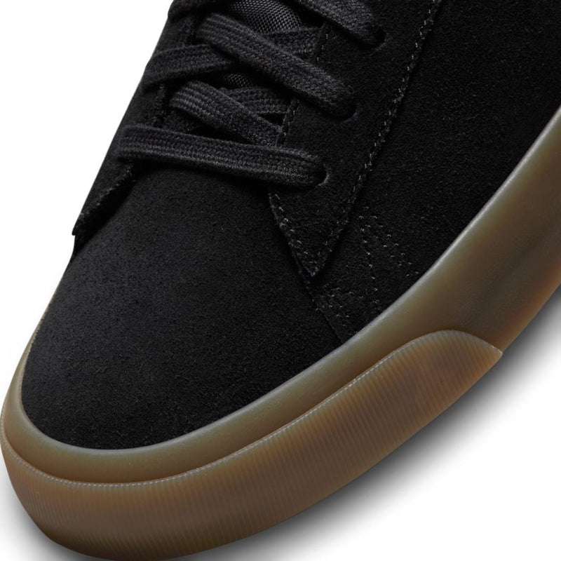 Black/Gum GT Blazer Low Pro Nike SB Skate Shoe Detail