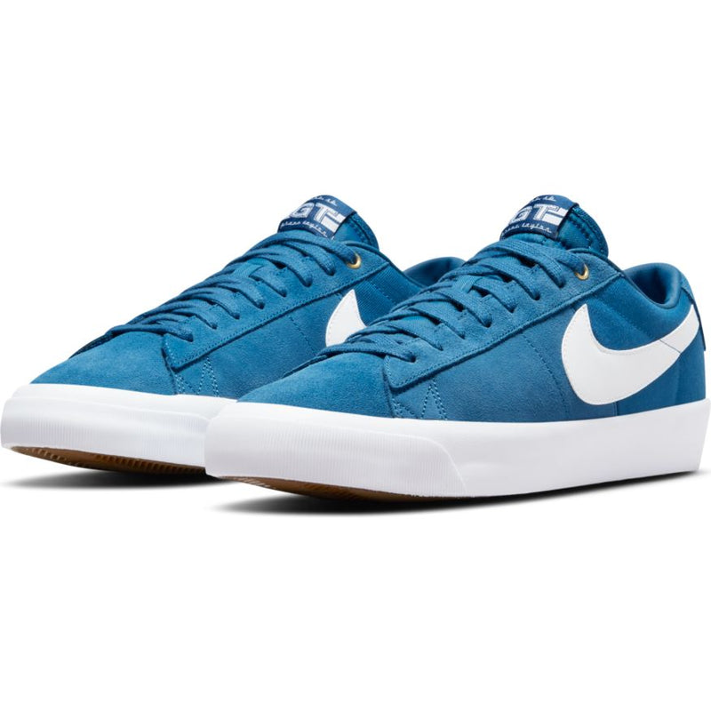 Court Blue GT Blazer Low Nike SB Skateboarding Shoe Front
