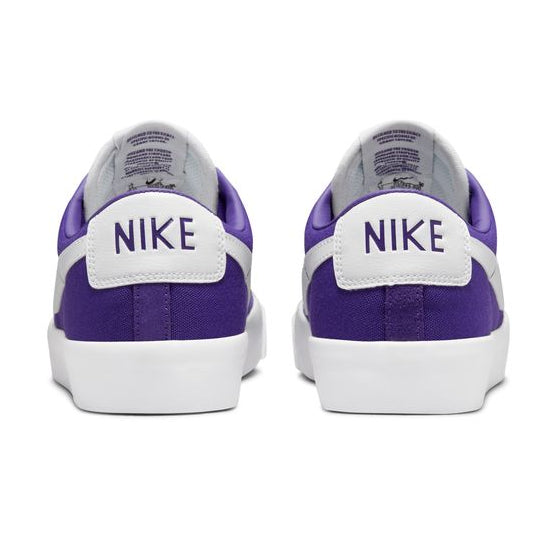 Court Purple GT Blazer Low Nike SB Skateboarding Shoe Back