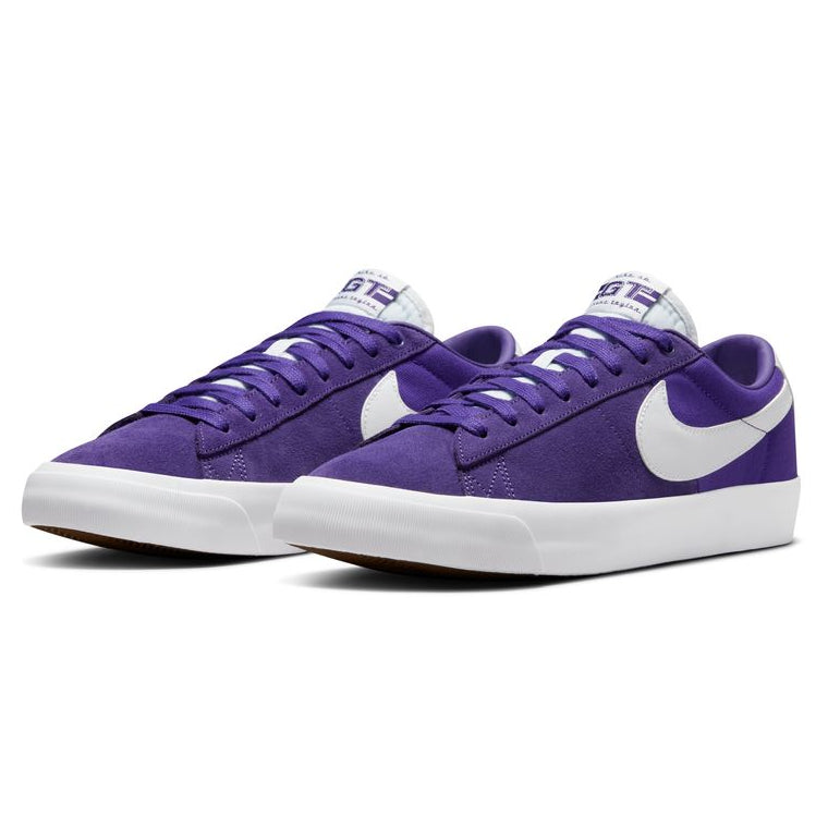 Court Purple GT Blazer Low Nike SB Skateboarding Shoe Front