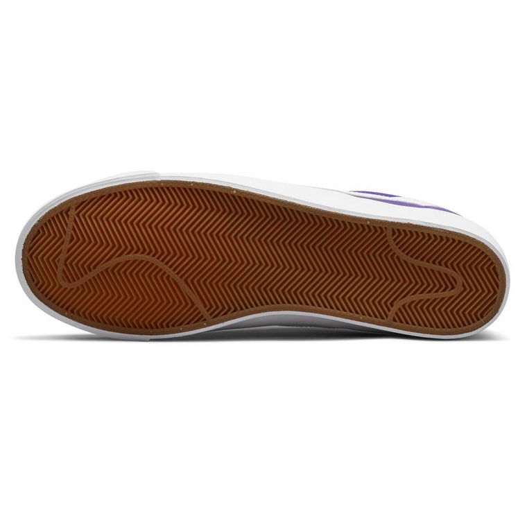 Court Purple GT Blazer Low Nike SB Skateboarding Shoe Bottom