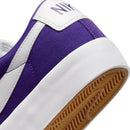 Court Purple GT Blazer Low Nike SB Skateboarding Shoe Detail