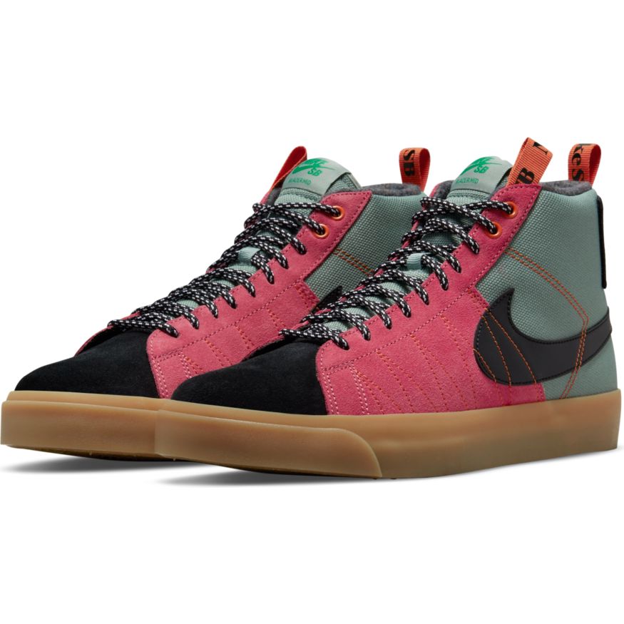 Jade Smoke Blazer Mid Premium Nike SB Skateboarding Shoe Front