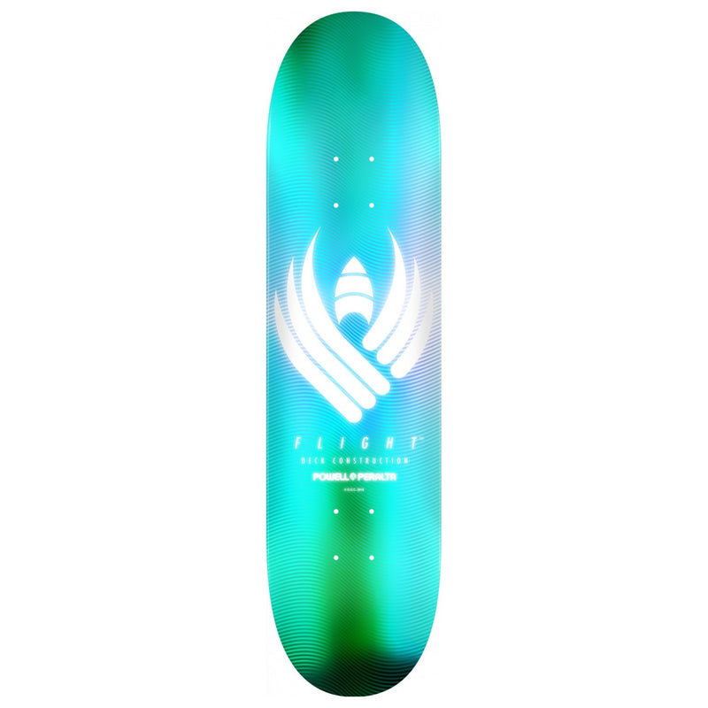 Powell Peralta Flight Skateboard Deck - Glow Aqua(Shape 243)