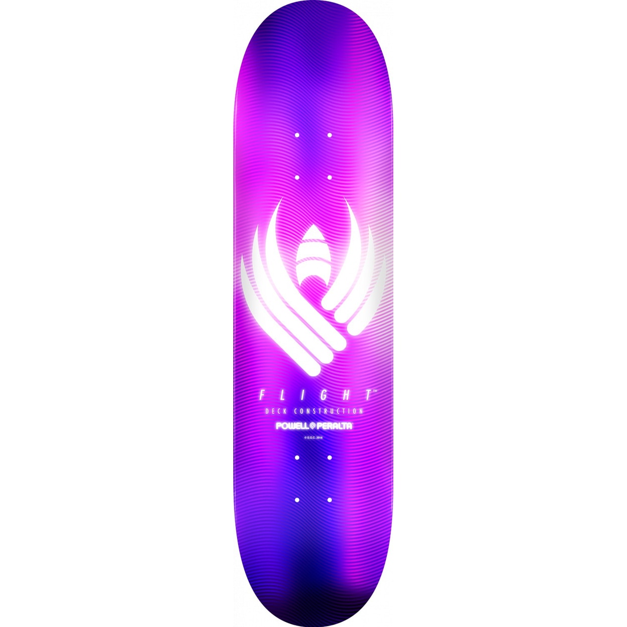 Powell Peralta Flight Skateboard Deck - Glow Purple(Shape 244)