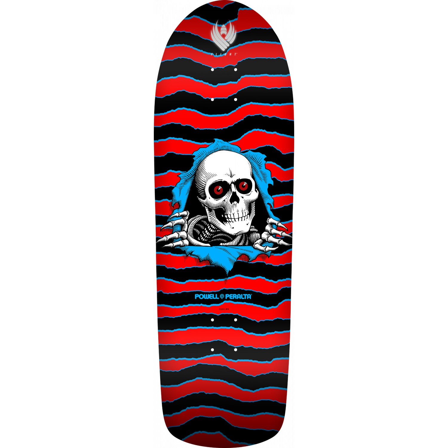 Red Powell Peralta OG Ripper 02 Flight Skateboard Deck