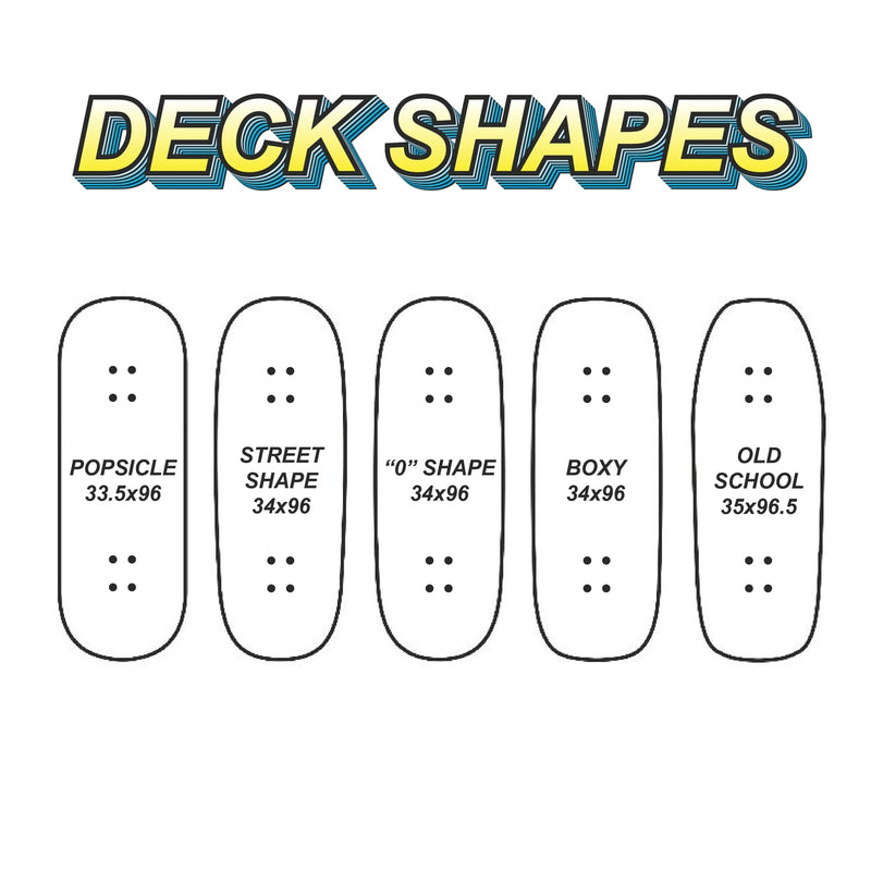 Chems x DK Purple/Yellow Reaper Fingerboard Deck - Popsicle