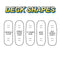 Chems x DK Odyssey Pro Green Fingerboard Deck - Boxy